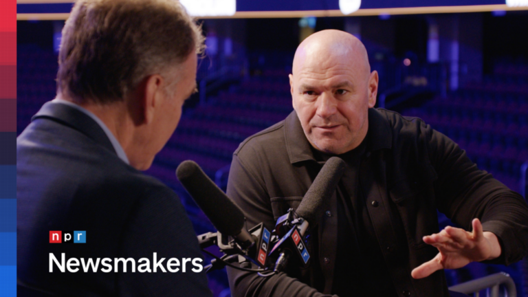 Dana White says it's an 'honor' to build a fight arena on the White House lawn