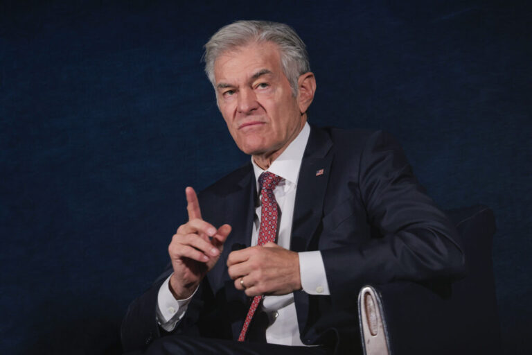 Centers for Medicare and Medicaid Services Administrator Mehmet Oz speaks at an Action for Progress event about plans to transform behavioral health, on Feb. 2, 2026, in Washington, D.C.