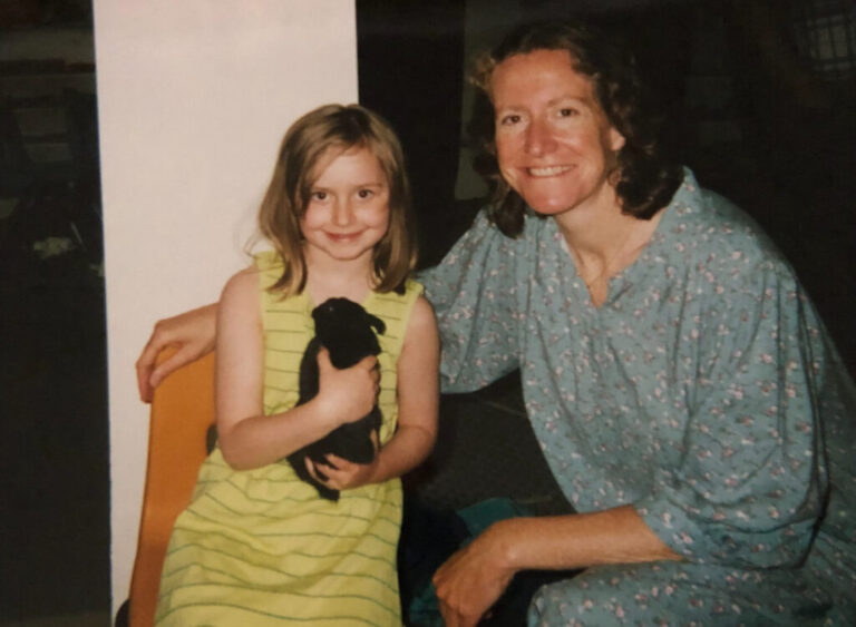 Barb Barnes (right) smiles with her daughter, Autumn Barnes (left).