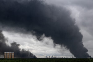 Ukraine hits a Moscow oil refinery and other sites in a large-scale drone attack