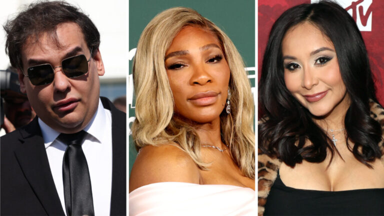 From left: George Santos, Serena Williams, Snooki.