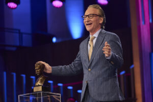 Trump’s name is off Kennedy Center, but he’s still center stage as Maher wins Twain prize