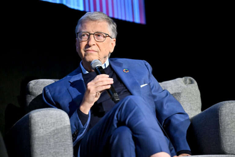 Bill Gates speaks onstage for a special conversation during