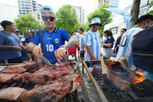 There’s a beef about beef at the World Cup, as Argentina fans pour into Texas