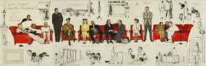 Norman Rockwell art that ignited a lawsuit and a love story is now on public view
