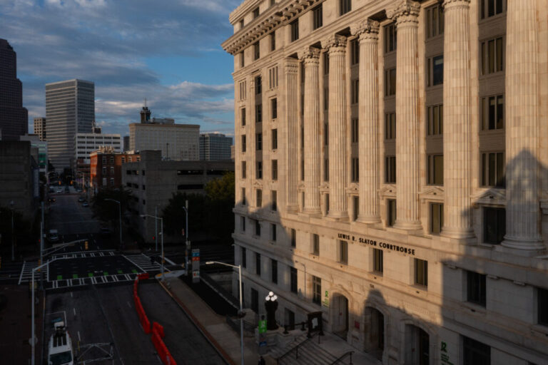 The Fulton County Courthouse in Atlanta in 2023.