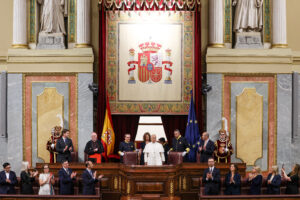 In speech to Spanish parliament, pope demands respect for the dignity of all people