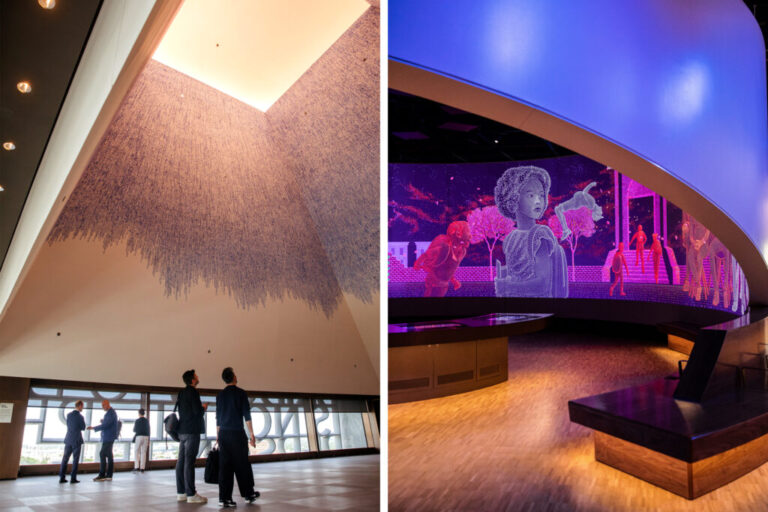 Level five of the center inspires visitors to examine their own role in inspiring change; Idris Khan’s