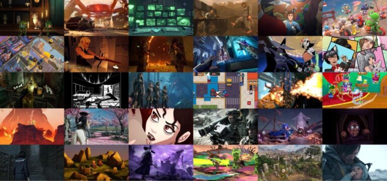 A grid of images showing some of the games we love for 2025.
