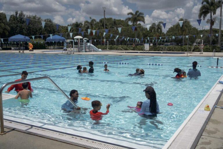 The adaptive swim lessons at the YMCA of South Florida serve more than 600 children with disabilities, but the program is overwhelmed with requests. Jones says she hopes the state will provide more funding to help facilities like theirs meet the need.