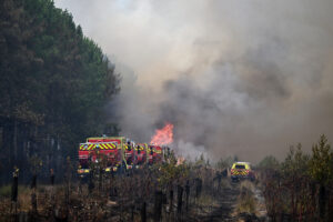 With wildfires raging in France and Spain, fire crews race against next heat wave