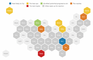 With just a few primary elections to go, the competitive Senate map keeps shifting