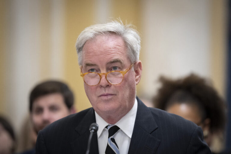 Former Chairman of the Federal Election Commission Trevor Potter testifies during a Senate Rules and Administration Committee hearing titled