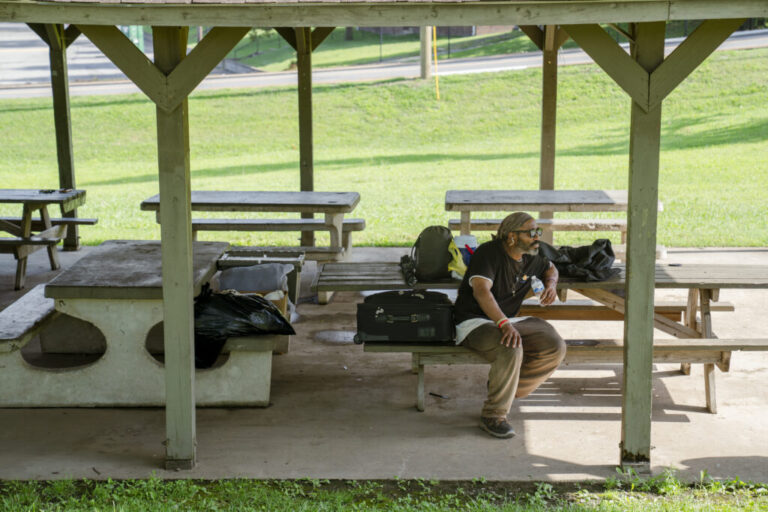 Joseph Williams, 49, a chronically homeless man, was arrested on June 28 and charged with two felony counts of camping on state property after police found him living in a public park in East Nashville. He spent eight days in jail before the felony charges were dismissed by a judge. After his release, he returned to the park.