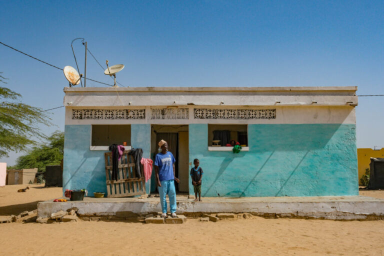 Keur Mbaye, Senegal (April 17, 2026) - Abou Diallo was able to paint his house from the extra income provided by the increased rice yields and selling fish after the fish were introduced into his rice fields as part of a project from Station D’innovation Aquacole (SIA).