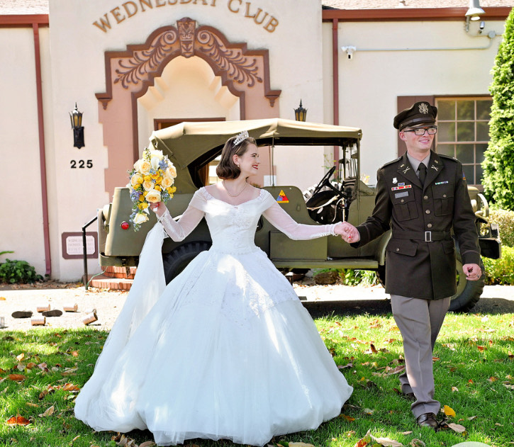 Sadie Webostad on her wedding day, May 25, 2025.