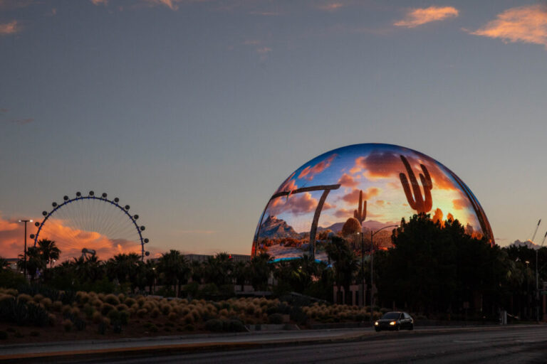 The Sphere in Las Vegas, Nevada on June 23, 2026.