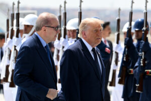 At NATO summit in Turkey, Trump says he believes ceasefire with Iran is ‘over’