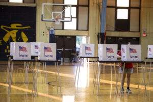 Progressives and moderate Democrats both see wins in primary races while Trump flexes power over GOP