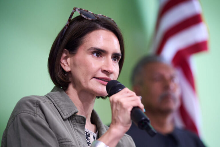 Minnesota Lt. Gov. Peggy Flanagan speaks during a campaign event in Minneapolis on Saturday.