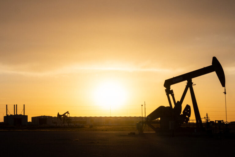 A pump jack in Midland, Texas