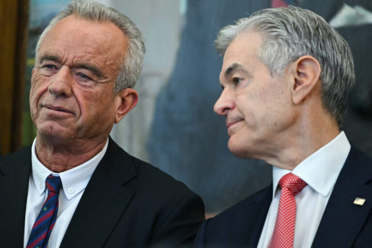 Health Secretary Robert F. Kennedy Jr. and Medicare and Medicaid Administrator Dr. Mehmet Oz are pictured.