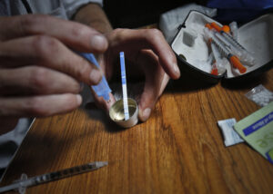 Federal funds can’t be used to give test strips to drug users, raising overdose fears