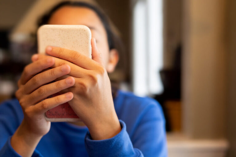 The study asked about signs of addiction to mobile phones, social media and video games. Those signs can include being preoccupied thinking about them and being unable to cut down on using them.