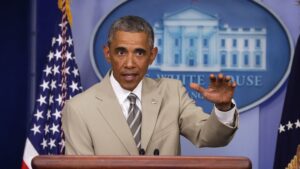 The quest to find former President Obama’s infamous tan suit (NPR+)