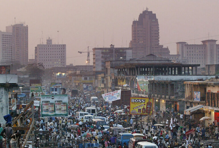 A view of Kinshasa, the capital of the Democratic Republic of the Congo—a sprawling urban giant where over 15 million people live.