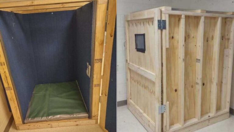 Officials in the Salmon River Central School District in Fort Covington, New York, have acknowledged that wooden boxes were constructed and used to confine elementary school children, including Native children, with disabilities. The practice was ended in December 2025 after these images, confirmed as authentic by school officials, circulated on social media. In a new report, New York's state has ordered sweeping reforms at the public school.