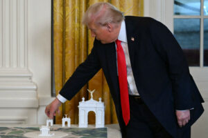 The park service says Trump’s arch would obstruct historic sites. Could it be moved?
