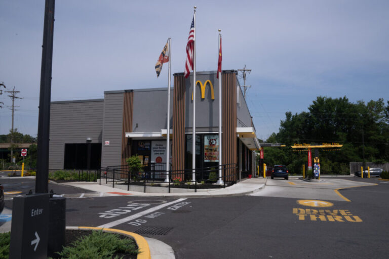 A McDonalds franchise in Morningside, MD.