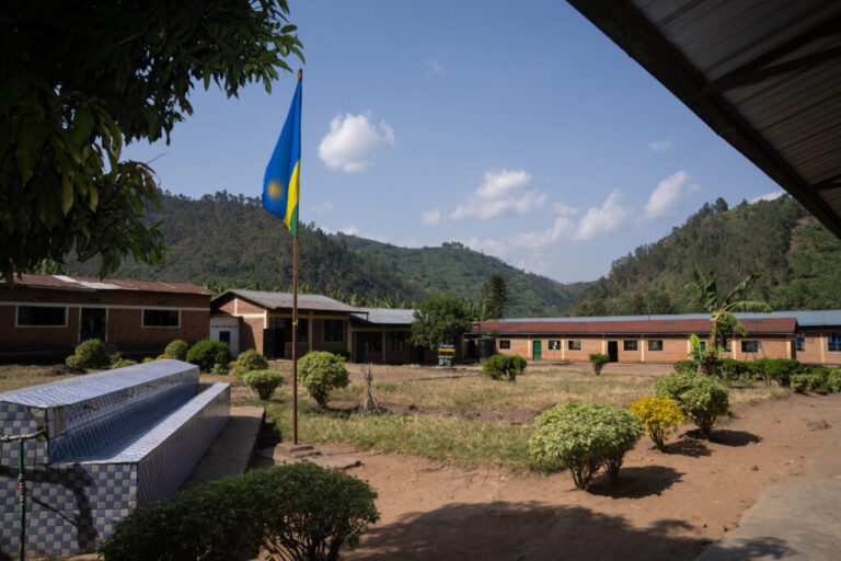 Gakoro School in Nyamutera where Marie Gorette Mutuyimana works.
