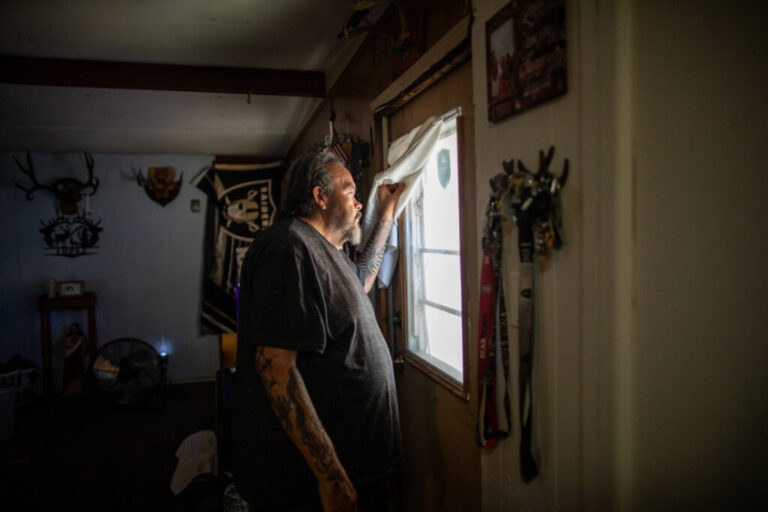 Paul Valdez has many strategies to keep his home cool, like keeping windows drawn most of the time. But there’s little he can do if the power goes out.