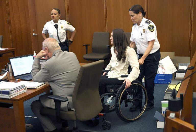 Plymouth, MA - August 5: Lindsay Clancy on the seventh day of her murder trial at Plymouth Superior Court on August 5, 2026.