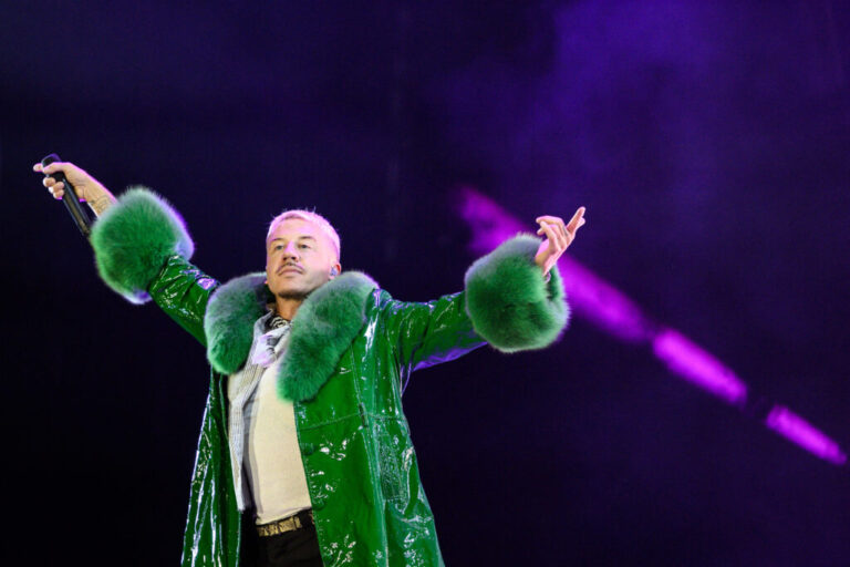 Macklemore performs in France on Aug. 30. He was later removed from Ed Sheeran’s tour after saying “Free Palestine” onstage.