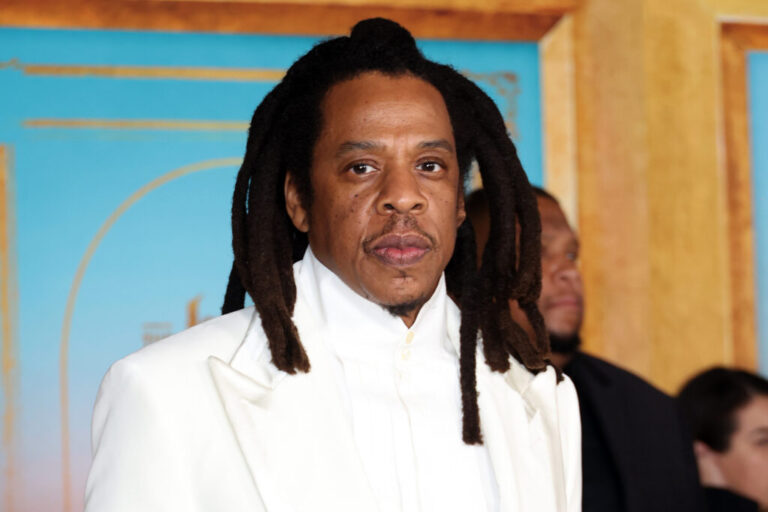 Jay-Z attends the Los Angeles premiere of Sony Pictures' The Book Of Clarence at the Academy Museum of Motion Pictures on Jan. 5, 2024.