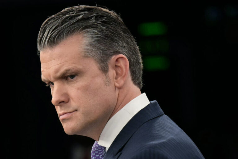 A head and shoulders photograph of Secretary of Defense Pete Hegseth.