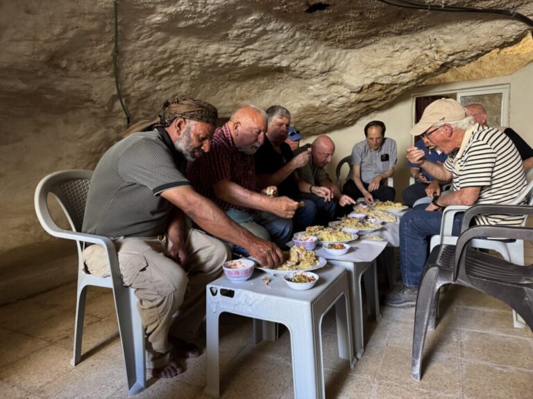 A Palestinian farmer, who was attacked by Israeli settlers, shared his story with a group of retired Israeli army generals at his home, a cave in a remote corner of the West Bank. The former military officers are speaking out against Israel's expanding settlements in the West Bank and the frequent attacks against Palestinians.