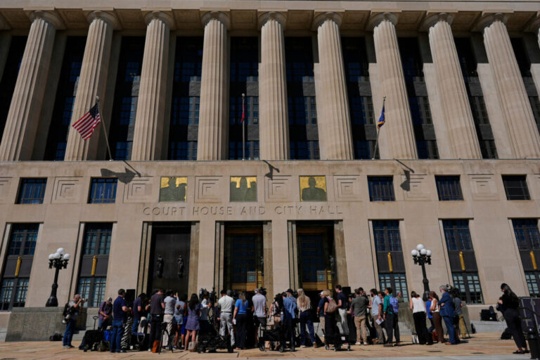 Attorneys for Christa Pike hold a news conference after a judge ruled the Tennessee Department of Corrections must preserve all evidence related to the failed execution of Pike, Wednesday, Oct. 7, 2026, in Nashville, Tenn.