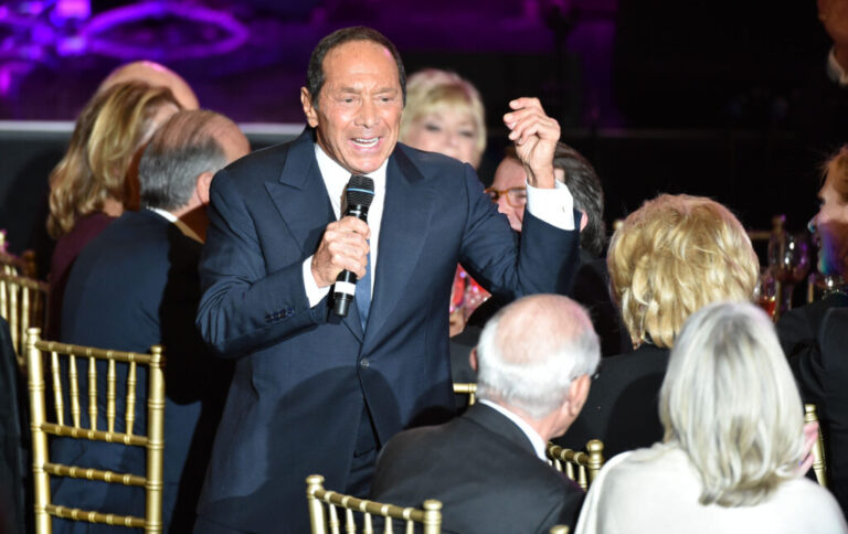 Paul Anka performing back in 2014