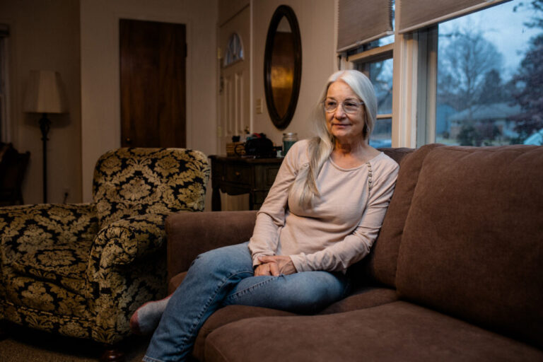 Cheryle Grounds poses for a portrait in Ann Arbor, Michigan, on November 26, 2025.